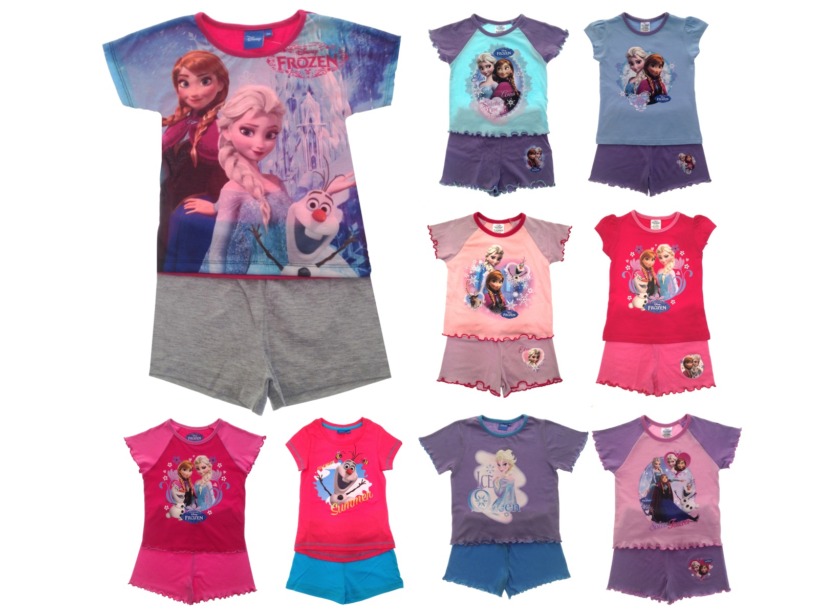 frozen short pyjamas